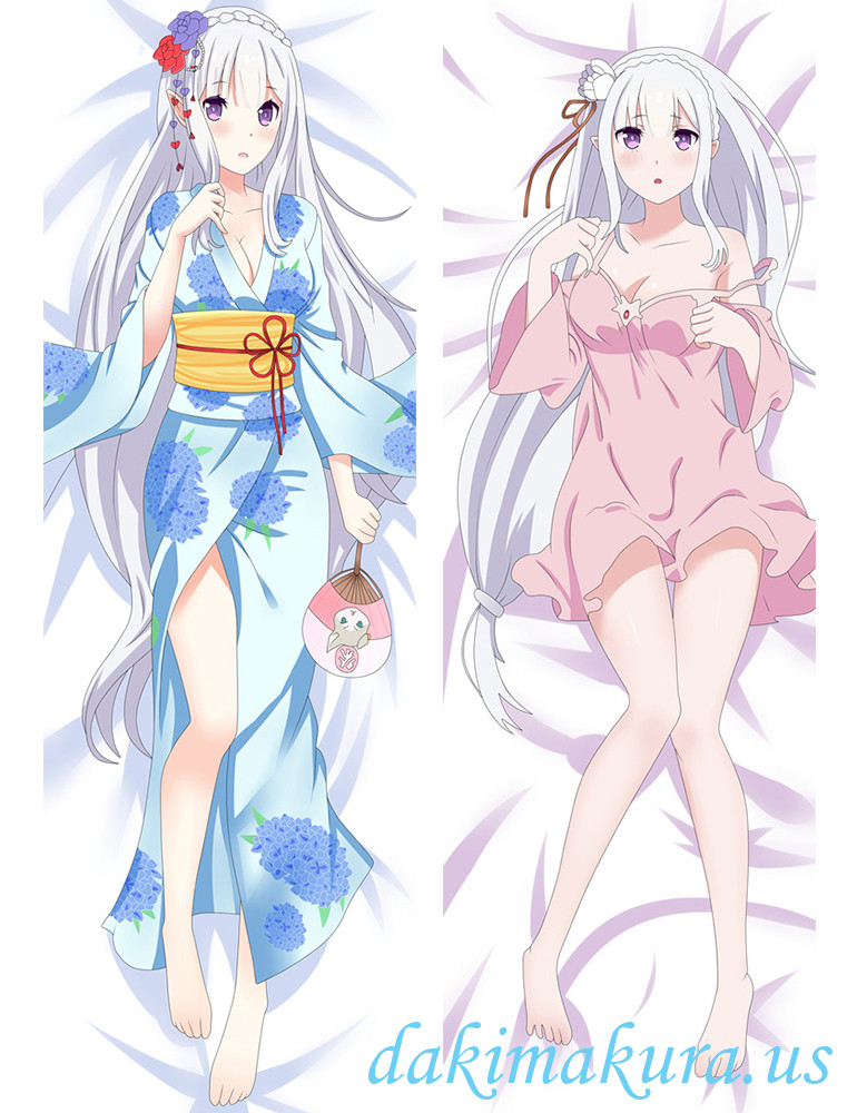 Emilia - Re Zero Long pillow anime japenese love pillow cover